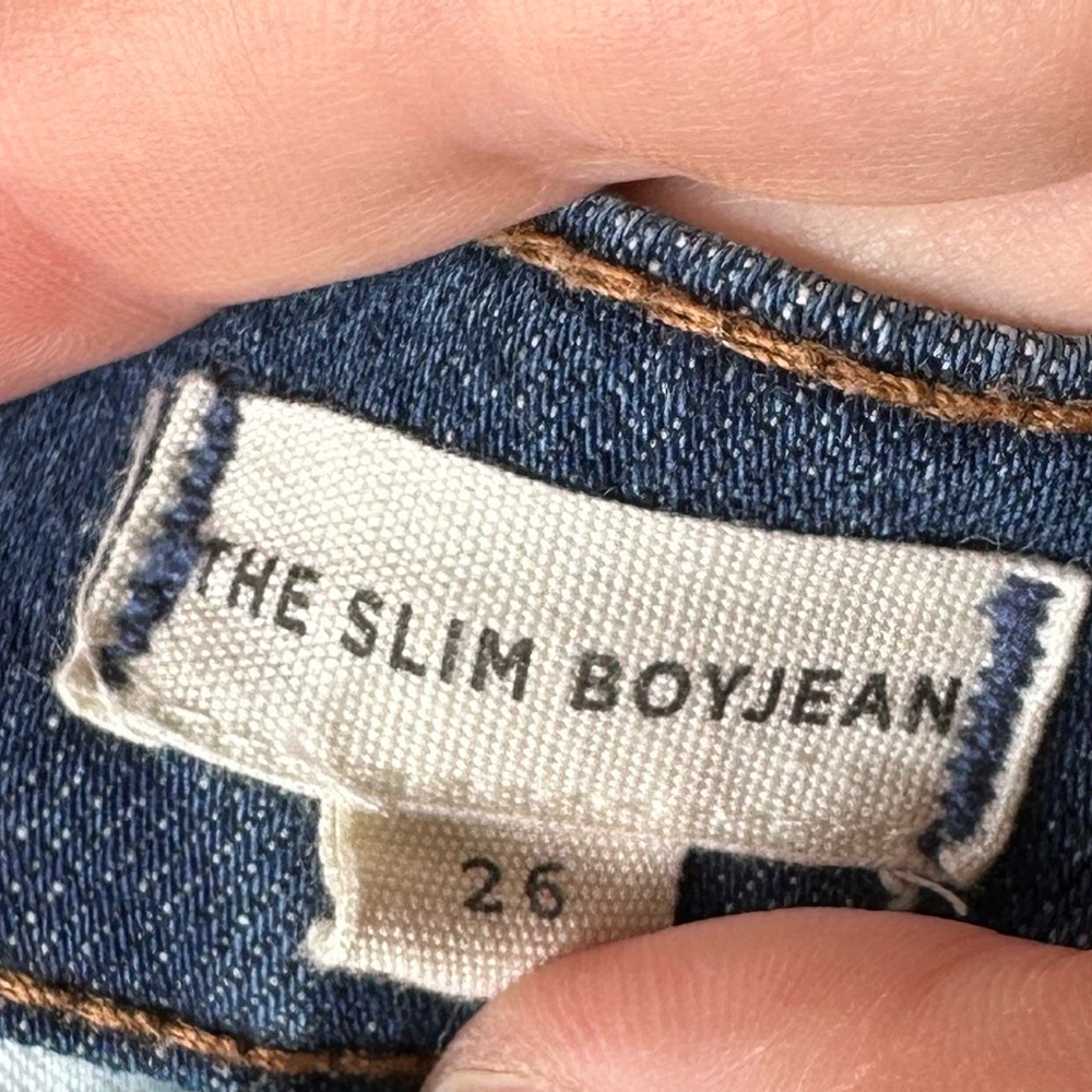 Worn Once Madewell Slim Boy Jean size 26 - Picture 4 of 5